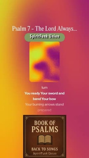 Book of Psalms Back to Songs: Psalm 7  - The Lord Always Does Right