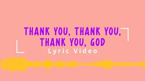 Thank You, God (Christian Pop Rock / Lyric Video) | Krystal Craven