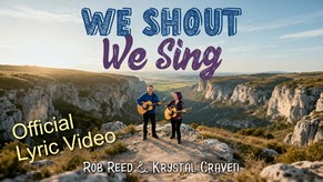 We Shout We Sing (Christian Worship Song/Lyric Video) | Krystal Craven