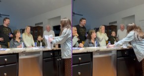 Surprise Twin Gender Reveal