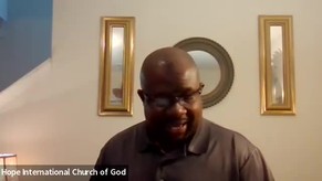 "This Is Holy Ground" Min. Kenneth Coburn, Sr., Hope International Church of God, June 28, 2026