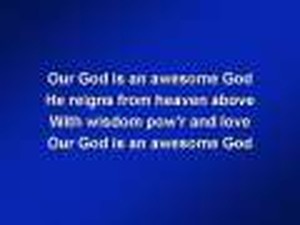 Awesome God (worship video with lyrics)