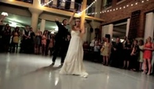 Bride  Groom's Surprise First Dance is Full of Fun, Love and Family