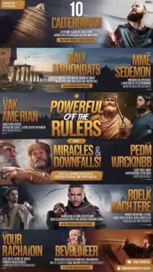 8 Powerful Biblical Rulers: Miracles, Downfalls, and Epic Drama unveiled