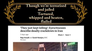 In honour of the people of IRAN