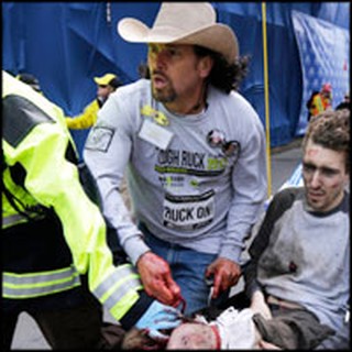 Amazing Hero Saves the Lives of Those Hurt in Boston Marathon Bombing