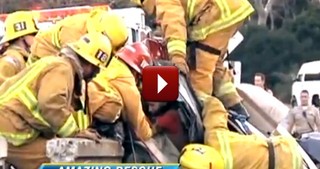 Woman and Her Children Hanging Over a Bridge Receive a Miracle