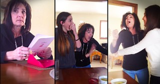 This Reaction Is All Because Of The Contents Of A Little Card. What It Said Completely Shocked Her!