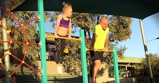 Father Hilariously Tries Out Daughter's Gymnastics Routine