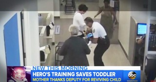Panicked Mom Gets A Miracle When A Deputy Saved Her 15-Month-Old's Life