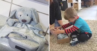 Little Boy Reunites With Lost Stuffed Animal Thanks To A Stranger