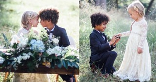 Photographer Moms Stage Adorable Wedding Shoot With Their Kids
