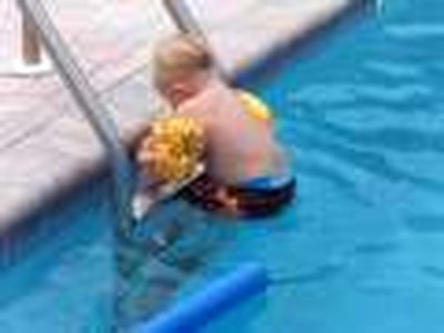 Chase swimming