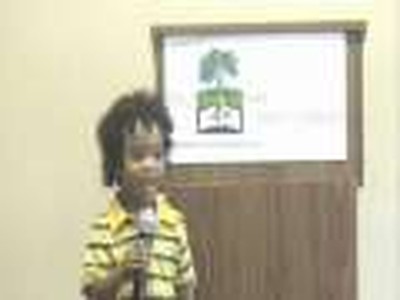 Little Christian (3) Singing "I Am What God Says I Am"