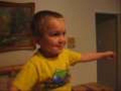 3 Year Old Bradley is in Love with our Pastors Doughtier