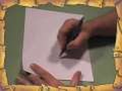 Drawing a cartoon fish