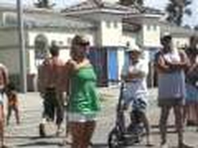 Open Air preaching at Mission Beach