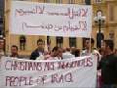 Iraqi Christians protest around the world