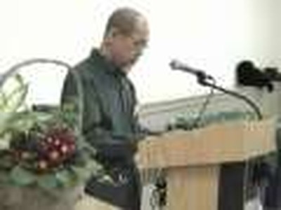 Orville Lim sings at Senior Fellowship , South Shore Baptist