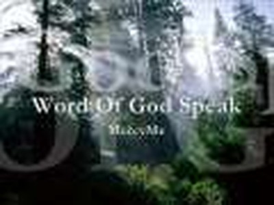 Word Of God Speak - MercyMe