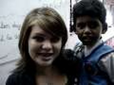 Hannah at a Destiny India School