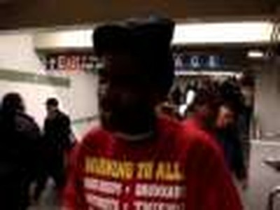 Times Square Subway Preaching-Brother Shawn Pt.2