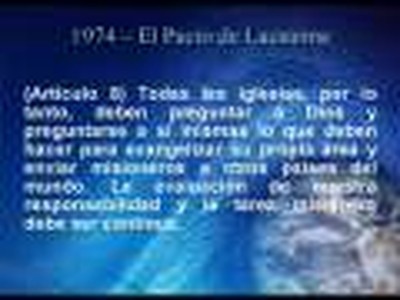 Grupos Cristianos en el Mundo, Parte 6 (final)
