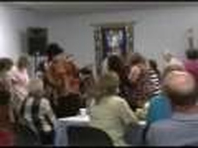 Dancin at Chanukah Celebration