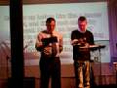 Sam preaching Hindi service