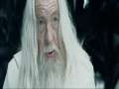 Lord of the Rings The Two Towers - Falling into black