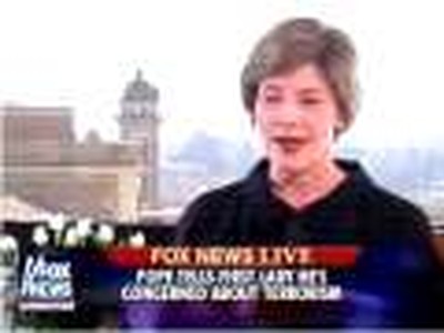 Father Jonathan Sits Down with Laura Bush
