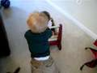 William pushing Grace