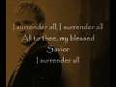 I Surrender All
