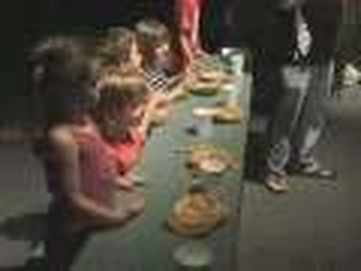 VBS - CAMP! Pie eating contest