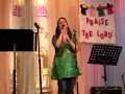 Haddash sings at Bet Hesed Messianic Congregation