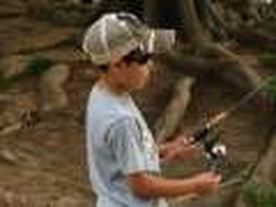 Band of Brother's father child fishing day