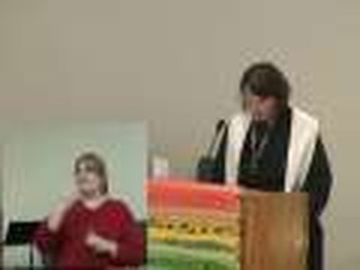 2009-02-15 The Rock UMC Church Service with an Interpreter for the Deaf and Hard of Hearing
