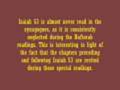 Messianic Commentaries from the "Rabbis" about Isaiah 53