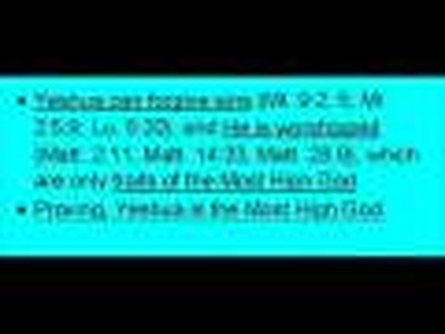Who is Yeshua/Jesus?