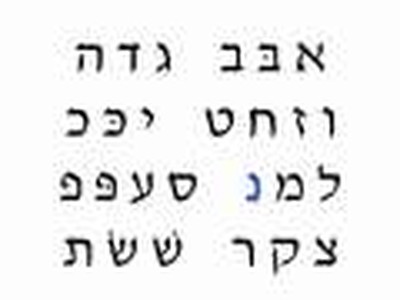 Hebrew Aleph Bet Children's Song