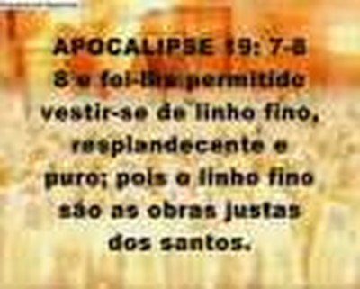 ARREBATAMENTO o ( 3 )do come&Atilde;&sect;o ao fim