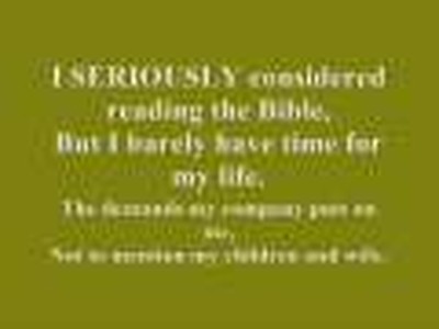 Poem Video "SERIOUSLY" Written By Timothy Jon Barrett