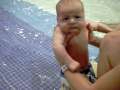 Landon Tests Out the Water