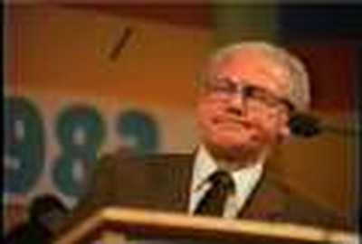 Paul Kauffman speaking in 1983