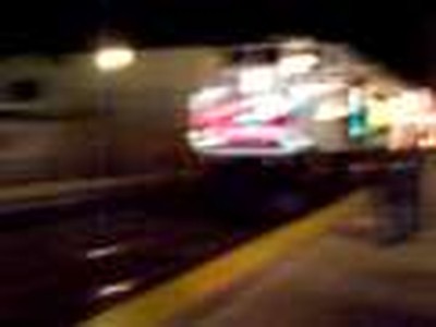 Christmas train leaves