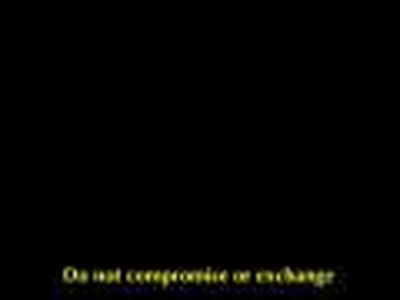 Prophecy: Do not compromise