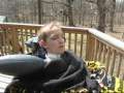 Alex's diaphragm pacing  update..first outdoor breaths! MArch 2009