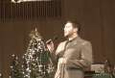 andrew sing at Christmas