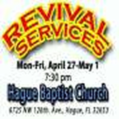 Hague Baptist Revival Promo