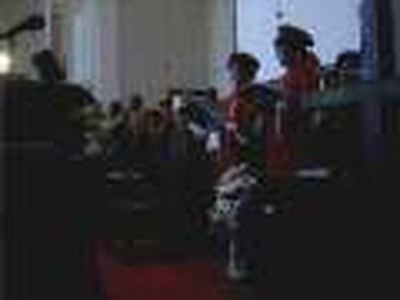 the St. Clair Avenue Baptist Church Choir sings: "HE ROSE"